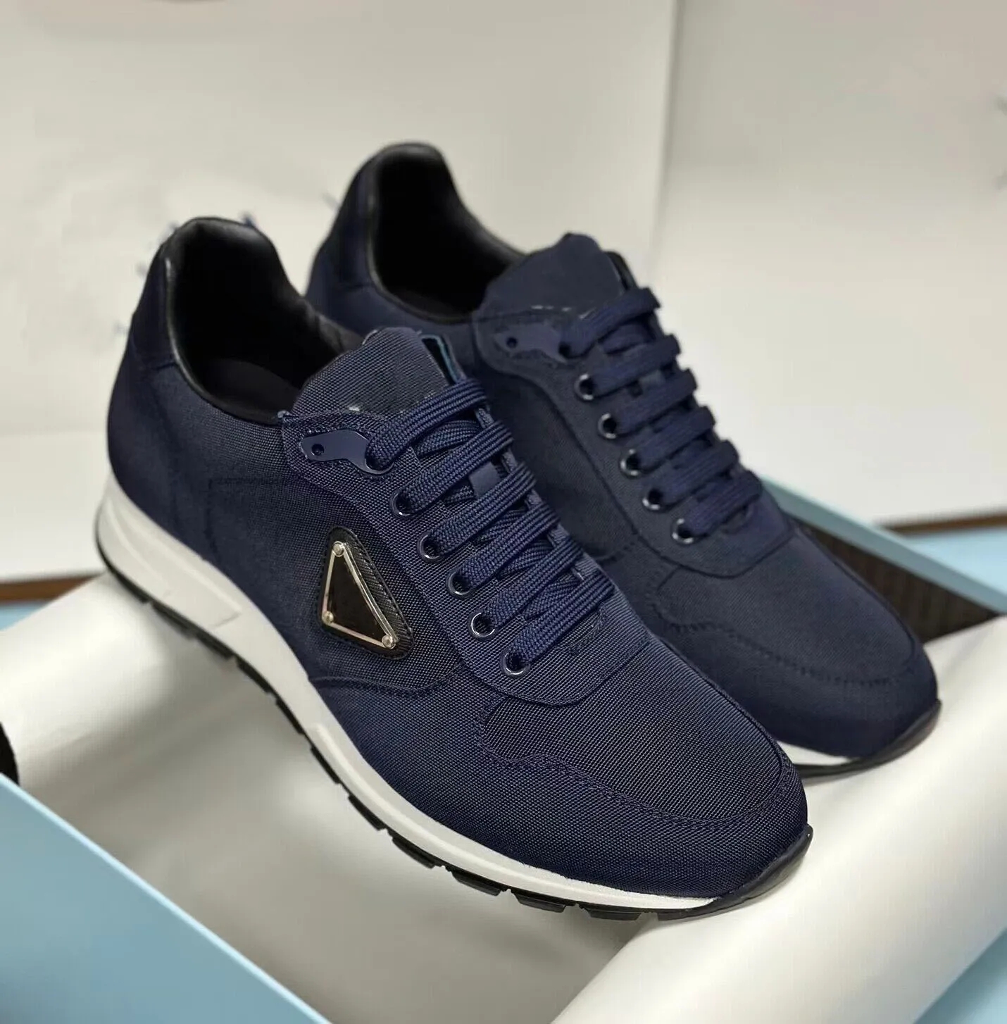 

Famous Men Prax 01 Trainers Shoes Re-Nylon Brush Leather Low Top Sneakers Mesh Breath Skateboard Walking High Quality Runner Party Dress Sports, 11