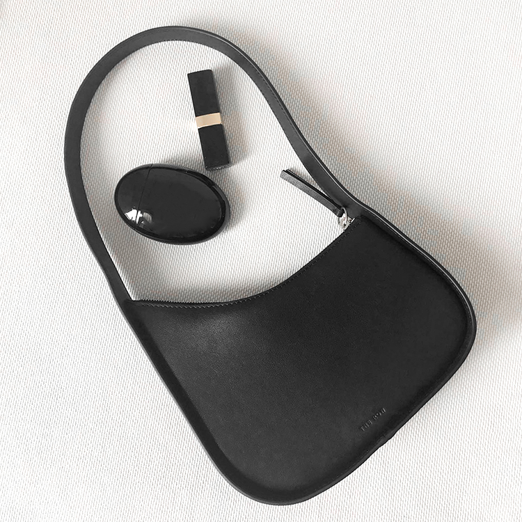 

Zipper the row Half moon baguette Bag clutch tote Designer travel evening shoulder bag Women's mens phone Hobo Luxury Cross body Genuine Leather handbag White bags