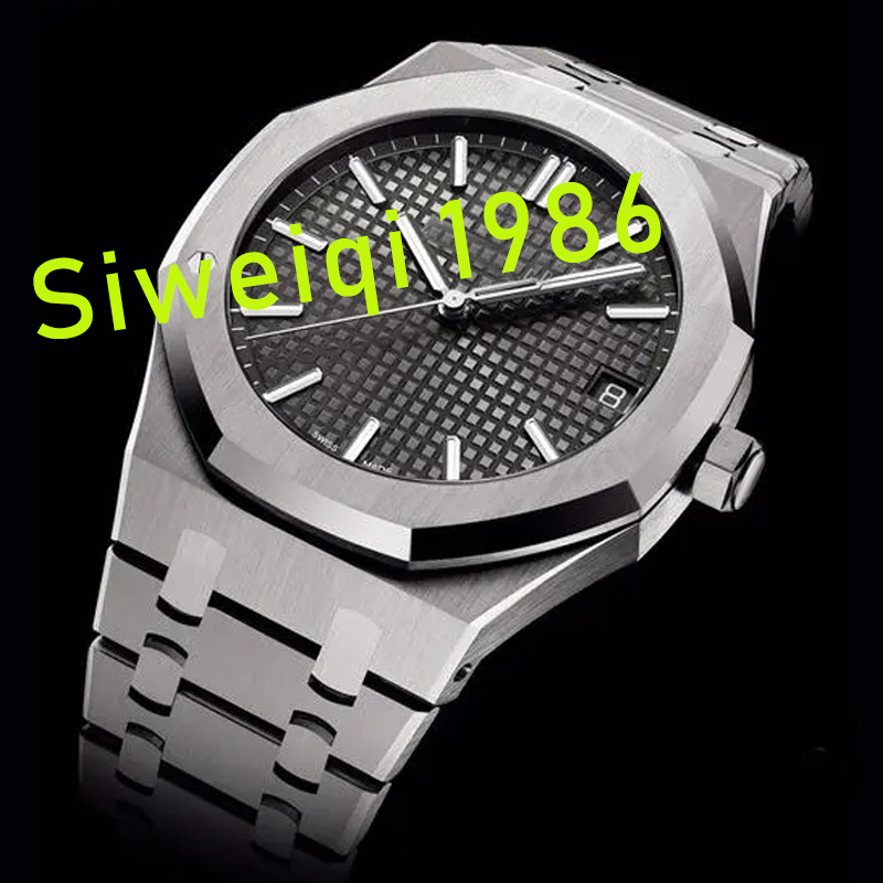 

Mens automatic mechanical watches classic style 42mm full stainless steel strap wristwatches sapphire super luminous Watch
