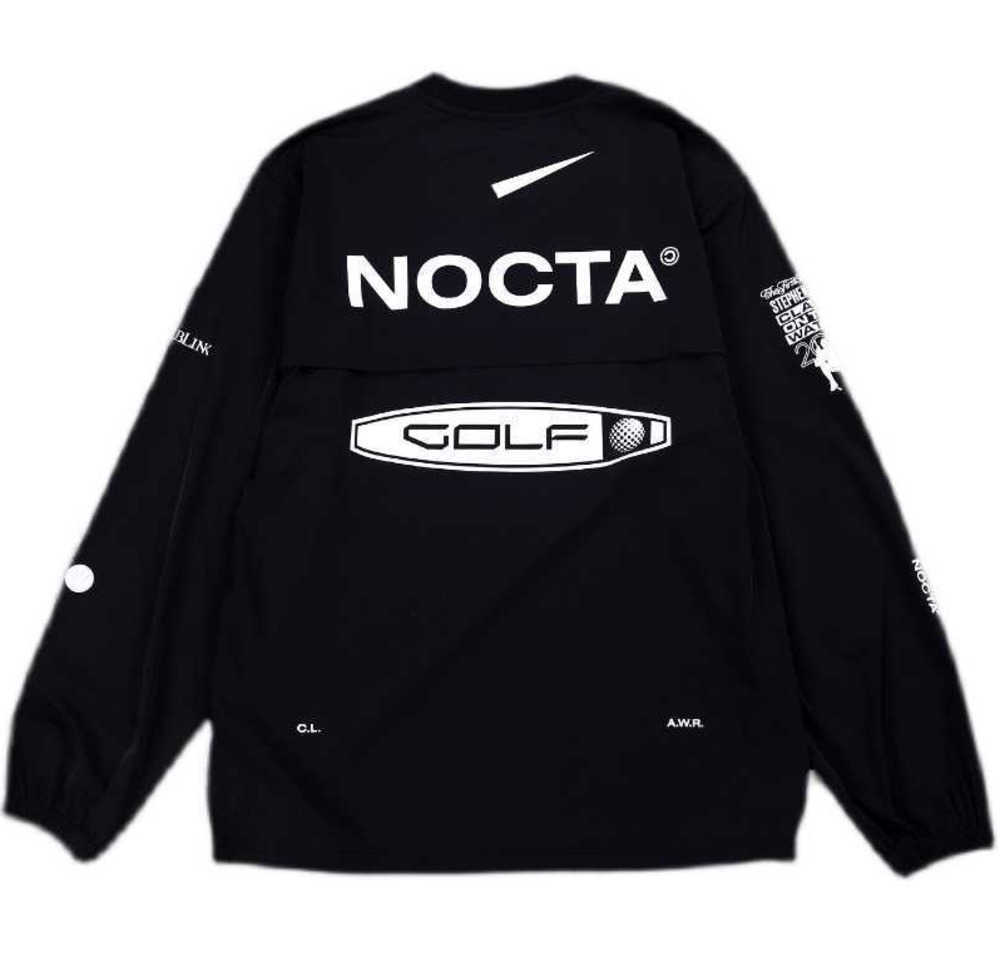 

2023 Men' Hoodies US version nocta Golf co branded draw breathable quick drying leisure sports T-shirt long sleeve round neck summer Breathable design 63ess, Milky white