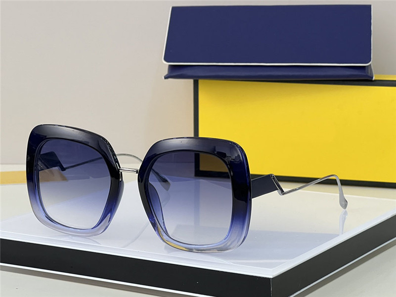 

New fashion design women sunglasses 0315 suare color frame metal legs simple summer style top quality uv400 protective eyewear