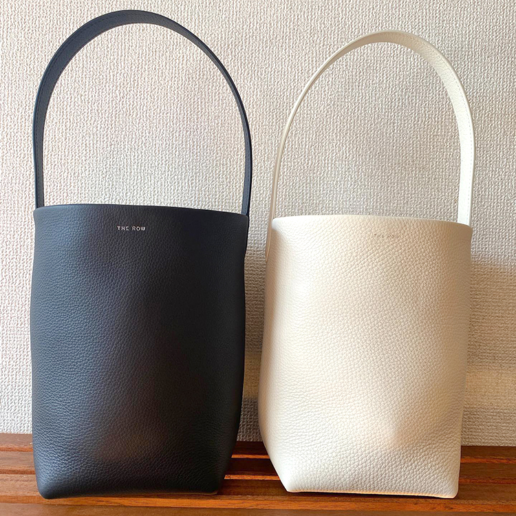 

Womens mens the row Park tote Bag Luxurys Plain Big bucket handbag Casual beach bag Genuine Leather shoulder Brown crossbody designers clutch Drawstring White bags, Black