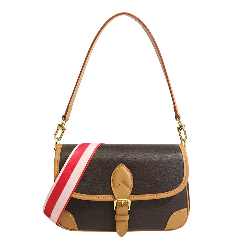 

AAA quality Women designer luxury Handbag Hobo Underarm crossbody leather Bags Shoulder Zipper diane saddle Tote Bag ladies mini messenger handbags, Floral pattern 45985