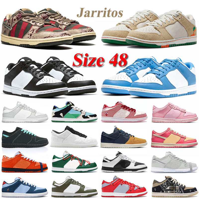 

Big Size 48 Panda Low Jarritos Running Shoes Freddy Krueger Triple Pink Chunky Dunky New Designer Sneaker Clot Fragment Orange Lobster University Red Womens Trainer, A36 argon 36-45