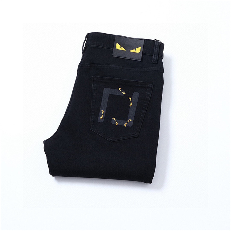 

Designer jeans mens pants linen pants Hip Hop Men Jeans Distressed Ripped Biker Slim Fit Motorcycle Denim For Men M-3XL b4