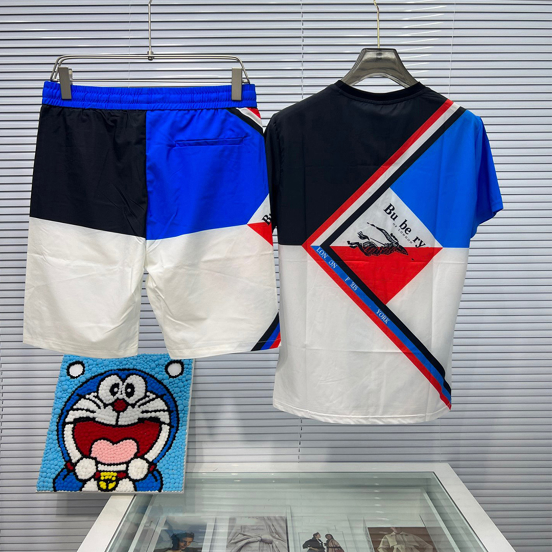 

Men's Designer Casual Set Men's Printed Shirt Top t shirt Luxury Fashion Sweatshirt, High Quality Cotton Sweat-absorbing and Breathable Sports Set