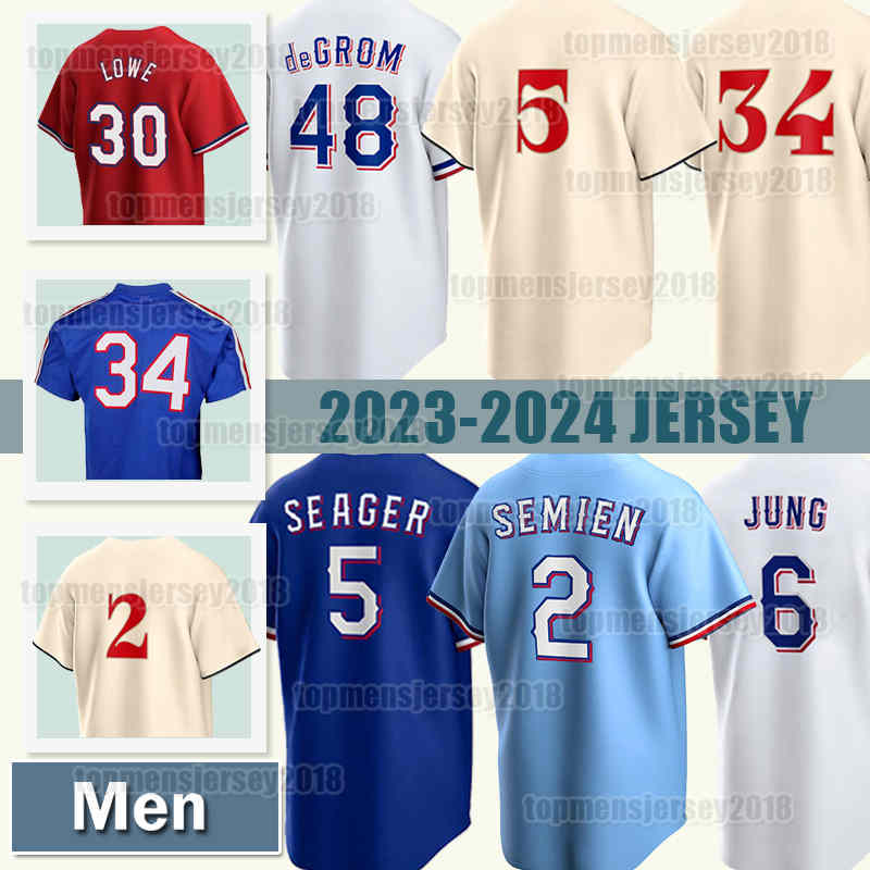 

48 Jacob deGrom Baseball Jersey 2023 City Connect 5 Corey Seager Texas Nolan Ryan Adolis Garcia Marcus Semien Nathaniel Lowe Rangers Josh Jung Jonah Heim 51 Will Smith, Men 2023 new jersey(y q b-no name)