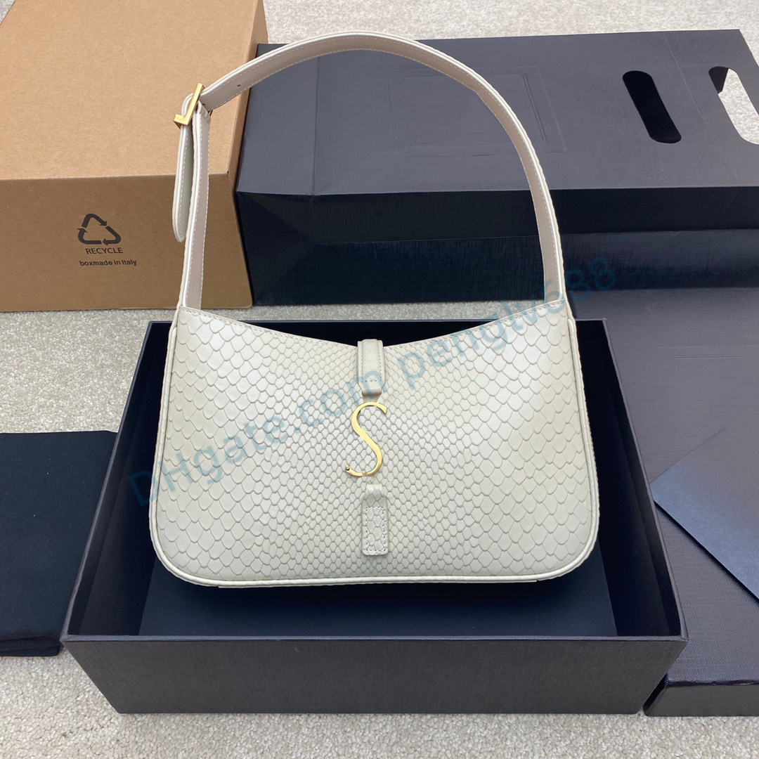 

Fashion Designer Woman hand Bags Women Shoulder bags high grade quality Genuine Leather serpentine Totes Tape box, Black+snake pattern