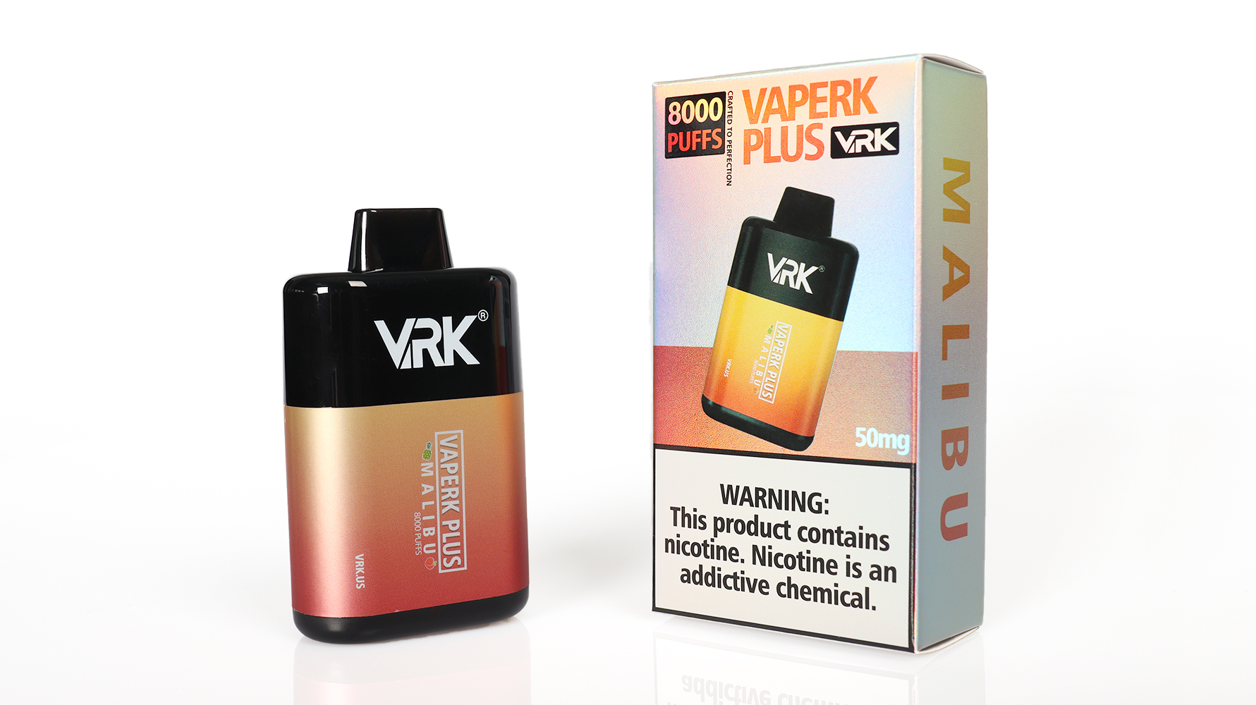 

Authentic vaperk plus 8000 puffs disposable vape