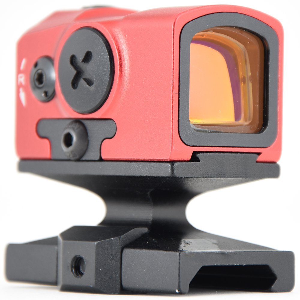 

Tactical P1 Mini RMR Reflex Red Dot Sight With Weaver Picatinny Pistol Glock Optics Mount MOS Base