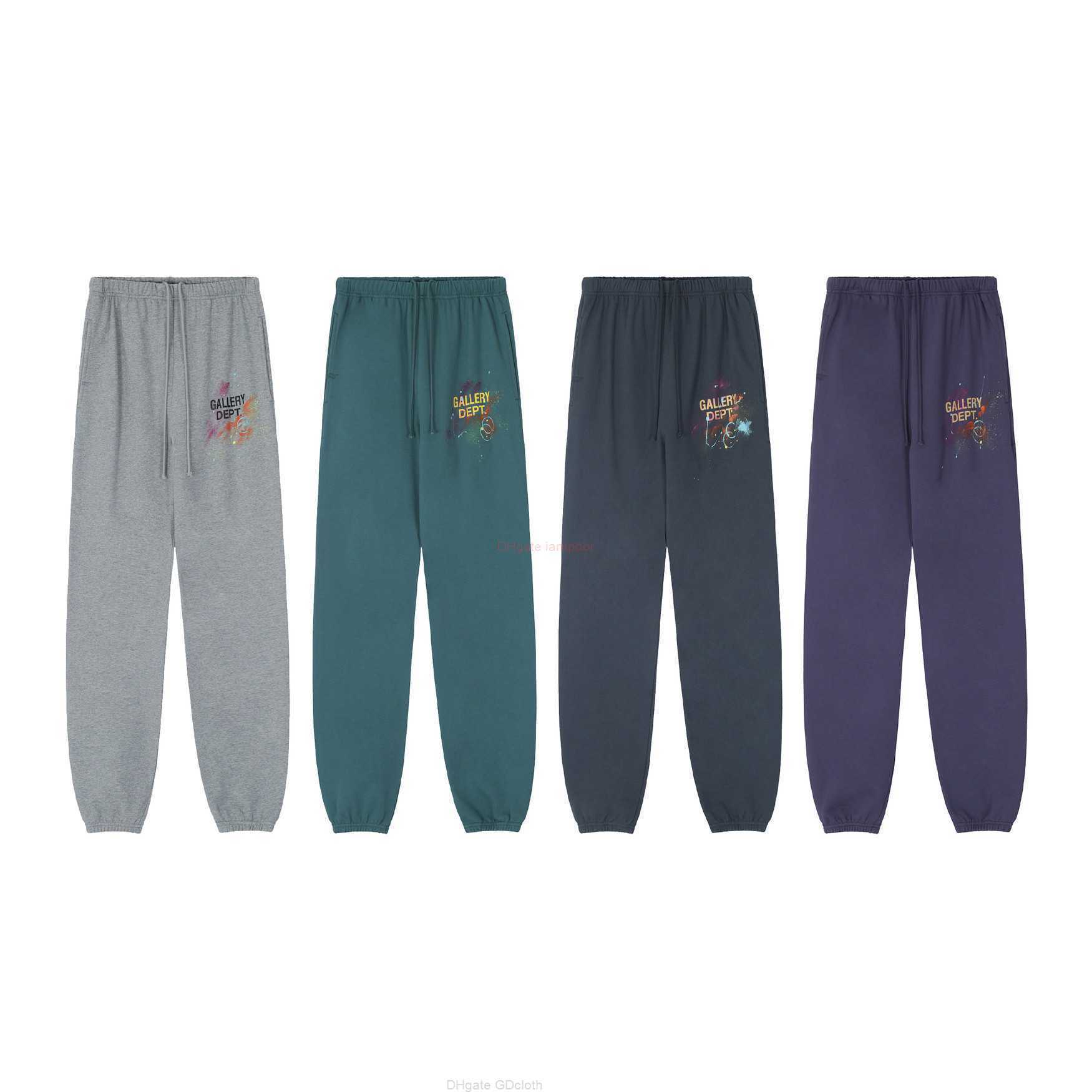 

Designer Clothing Galleries Pant Verified Version Galleryes Depts Wash Splash Ink Casual Trousers Loose Harun Pants Plush Pants Luxury Casual Streetwear Jogger Tr, Retro purple