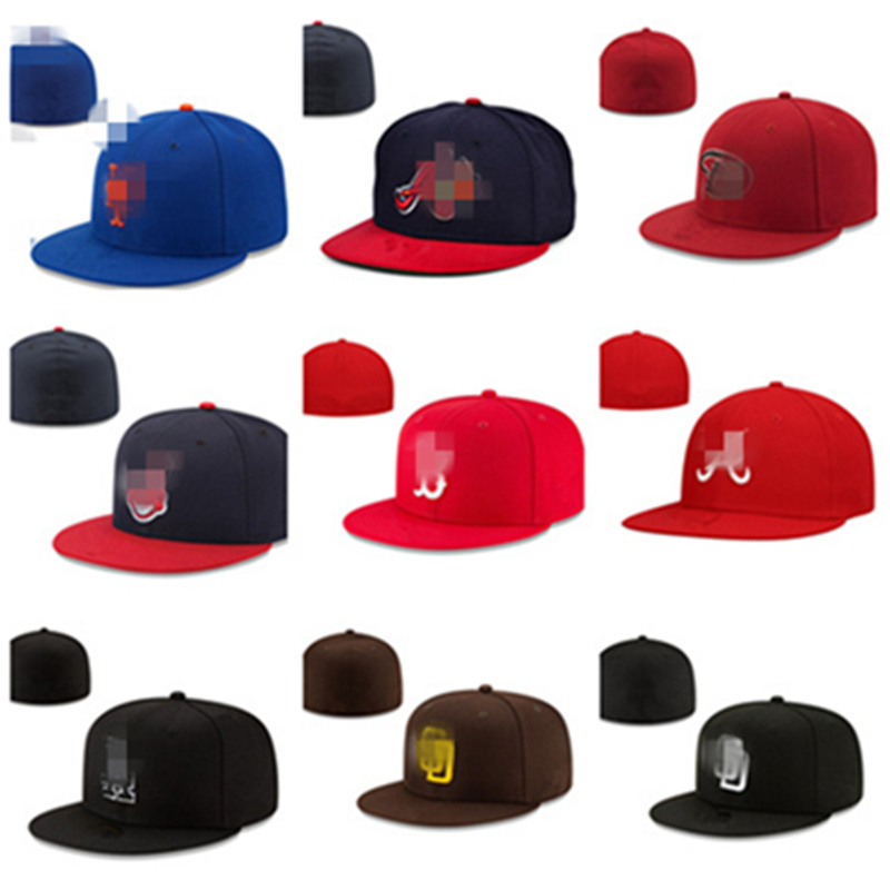 

Unisex Fitted hats Snapbacks hat Adjustable baskball Caps Letter M Hip Hop Adult Flat Peak For Men Women Full Closed size 7-8