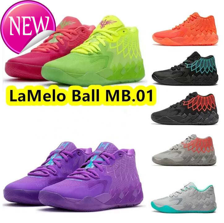 

LaMelo Ball 1 MB.01 02 Men Basketball Shoes Rick and Morty Rock Ridge Red Queen City Not From Here LO UFO Buzz City Black Blast Mens Trainers S size 36-46hot SHOES