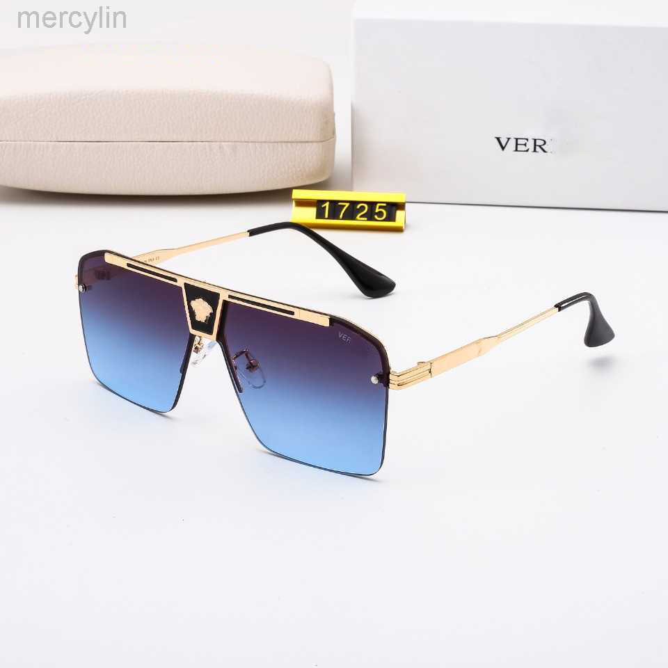 

Luxury Designer Versage Sunglasses Men's Women's Vercace Sunglasses Fashion Trend Leisure Sunglasses Outing Sunglasses Driving Holiday Glasses Blue 1725