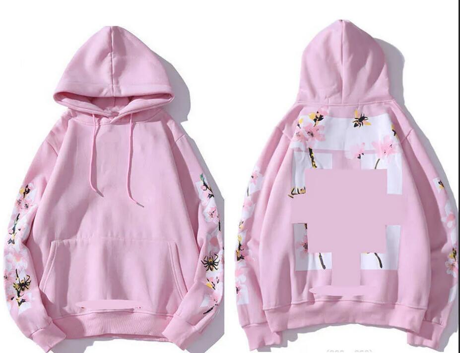 

Classic Luxury Men's Sweatshirts Brand Offs Pullover Tops Hoodies Women Sweater Men Arrow Letter Print Black White Hoodie Trend Sweatshirt, Q1111