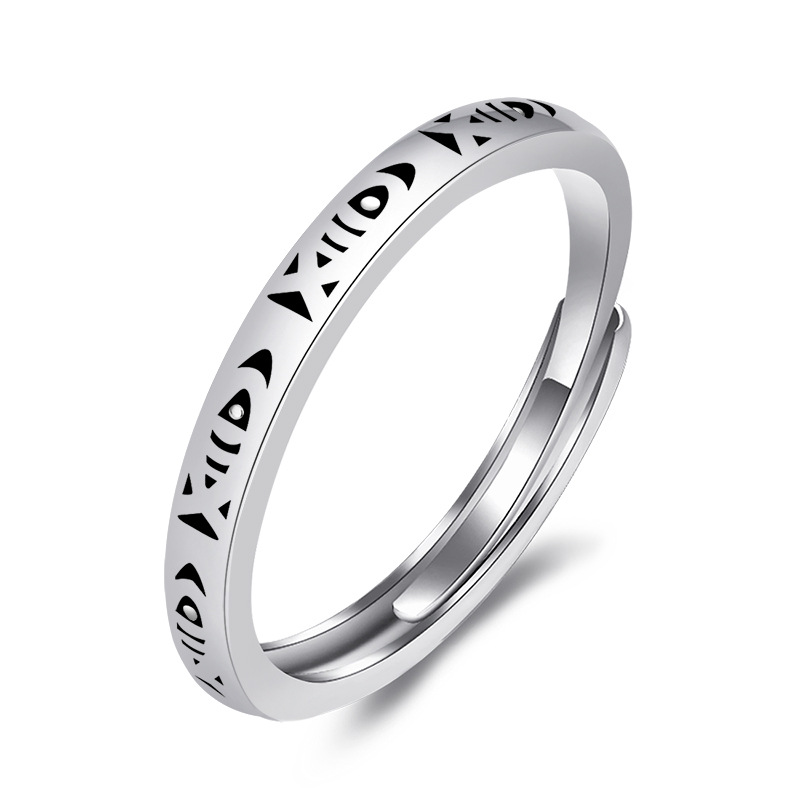 

Band Rings for Women,fishbone pattern adjustable rings,for her gift