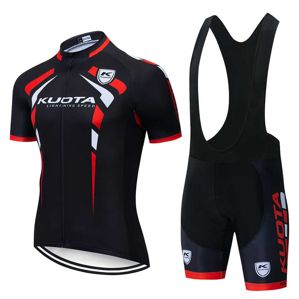 Cycling Jersey Sets 2023 KUOTA Short Sleeve Men Cycling Jersey Set Breathable MTB Maillot Ciclismo Outdoor Sports Bib Pant Summer Cycling Clothin-image-866888324