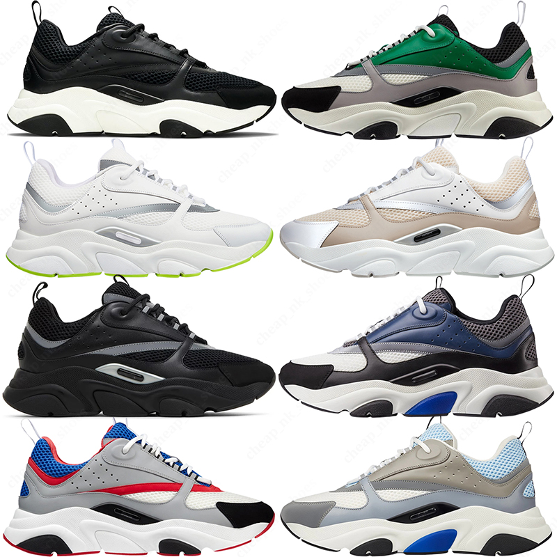 

b22 Running Shoes Reflective Sneakers Mens Women Trainers Calfskin Patchwork Sneaker oblique Technical Shoe Platform Vintage Shoess