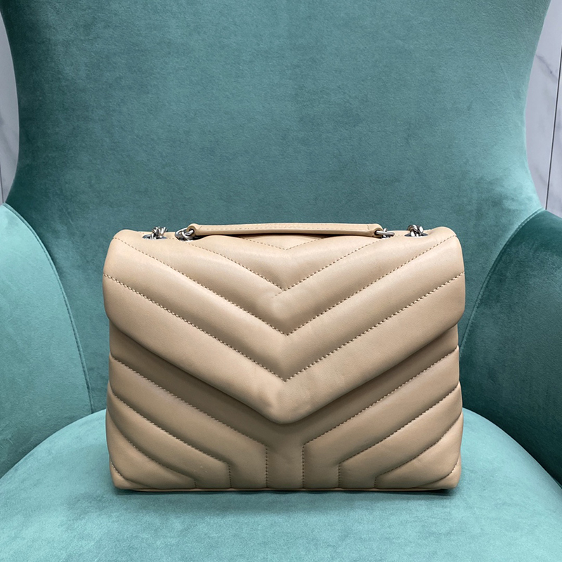 

Designer Chain Bag Luxury Flap Bag Handbag 25CM Genuine Leather Underarm Bag High Imitation Shoulder Bag With Box ZY004