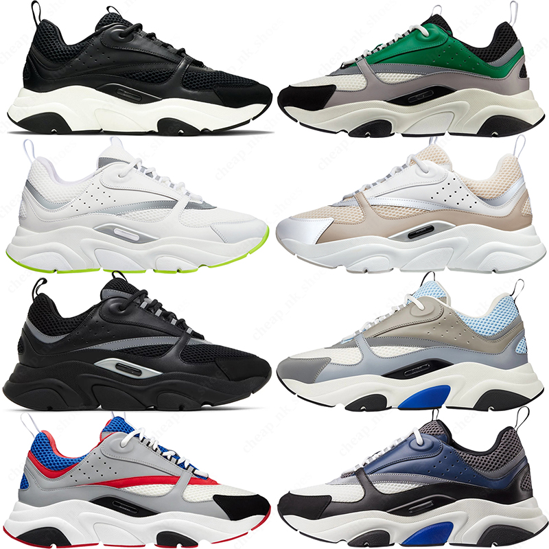 b22 Running Shoes Reflective Sneakers Mens Women Trainers Calfskin Patchwork Sneaker oblique Technical Shoe Platform Vintage Shoes-image-867578952