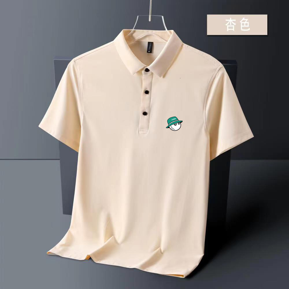 

Men's Polos Summer Embroidered Malbon Golf Polo Shirt Men High Quality Men's Short Sleeve Breathable Quick drying Top Business 230519, Light blue