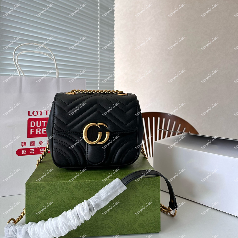 

Mini Shoulder Bags Women Designer Flap MAR Hobos Bag Crossbody Gold Chain Purse Leather Messenger Bag Womens Handbags D2305202F, Red