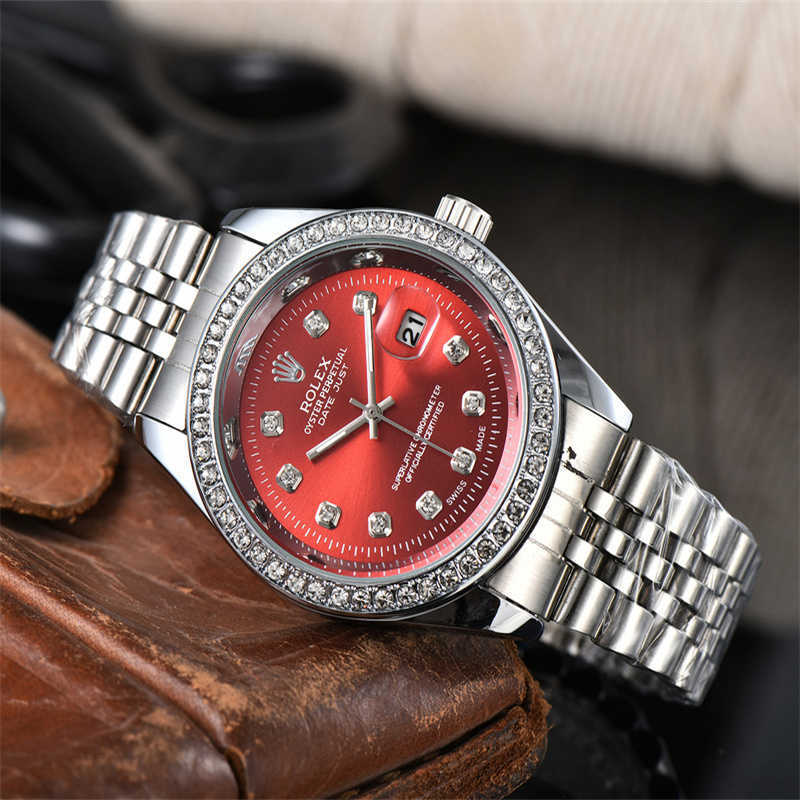 

Men Watch Black movement Rolexwatch Master Automatic Wristwatch Sapphire Steel Folding Strap Luminous waterproof luxe Rolexs for Women, Cream