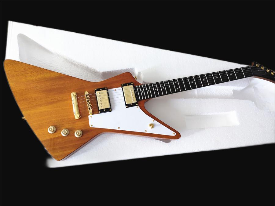 Inherit the classic custom version of Peach Blossom Body electric guitar Accessories Gold free shipping