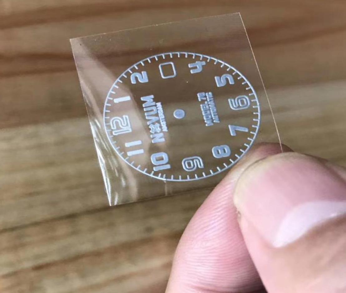 

Custom Brand Adhesive Watch Dial Nickel Metal Logo Sticker03791256