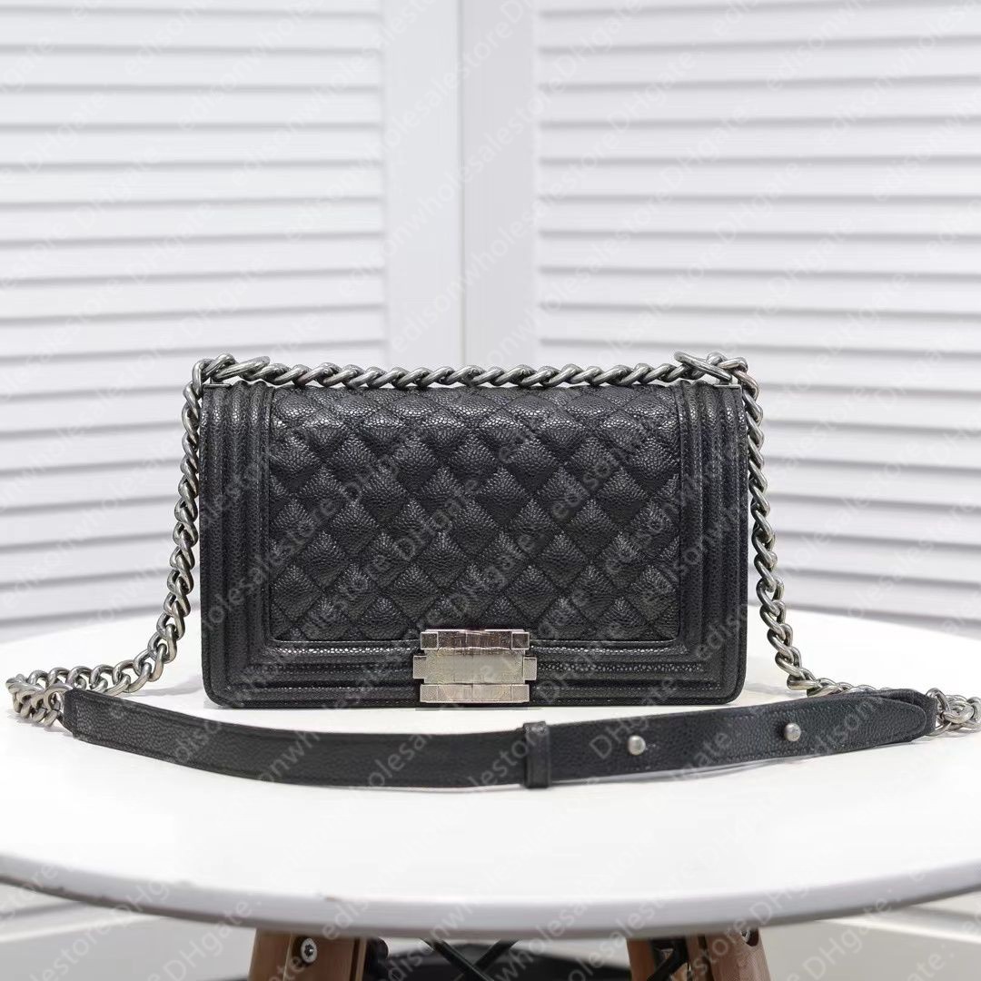 

CC bag luxury designer classic fashionbags womens handbag handbags Classic Flap Sheepskin with palm pattern 25cm shoulder sling vintage bags