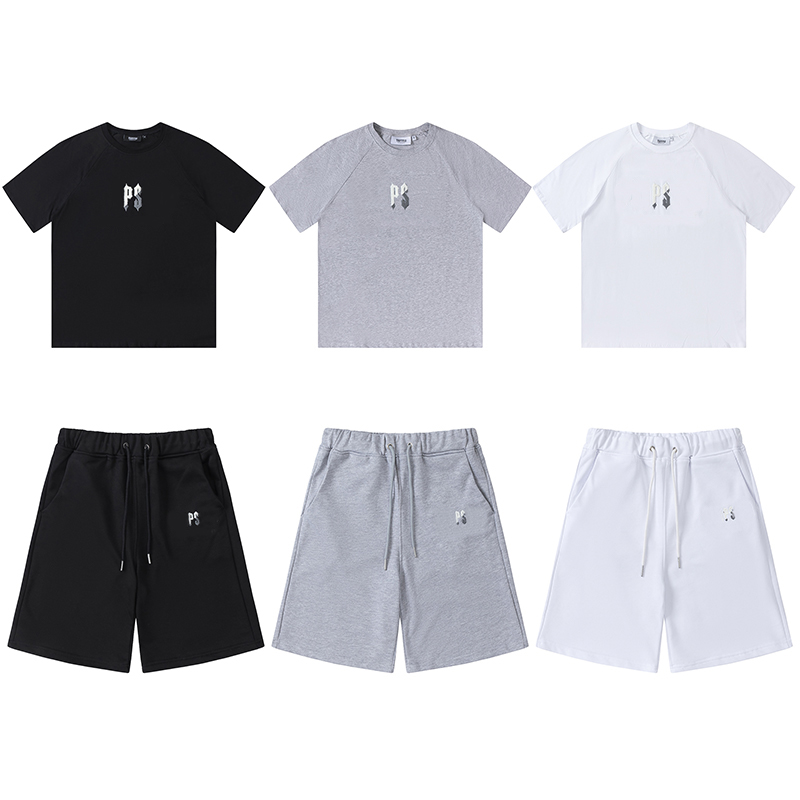 

Men's sports suit casual shorts sports short sleeve breathable summer sports wear casual hoodie unisex Black suit, Short sleeve 5