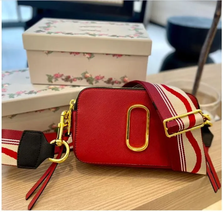 

Fashion marcs jacobses tote bag designer bag cloth shoulder strap camera small crossbody bag for women messenger bag luxury leather bag high quality crossbody bag