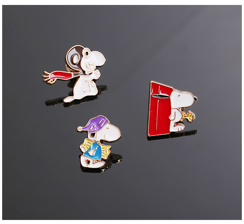 

dogs and friends brooch Cute Anime Movies Games Hard Enamel Pins Collect Metal Cartoon Brooch Backpack Hat Bag Collar Lapel Badges, Color #1