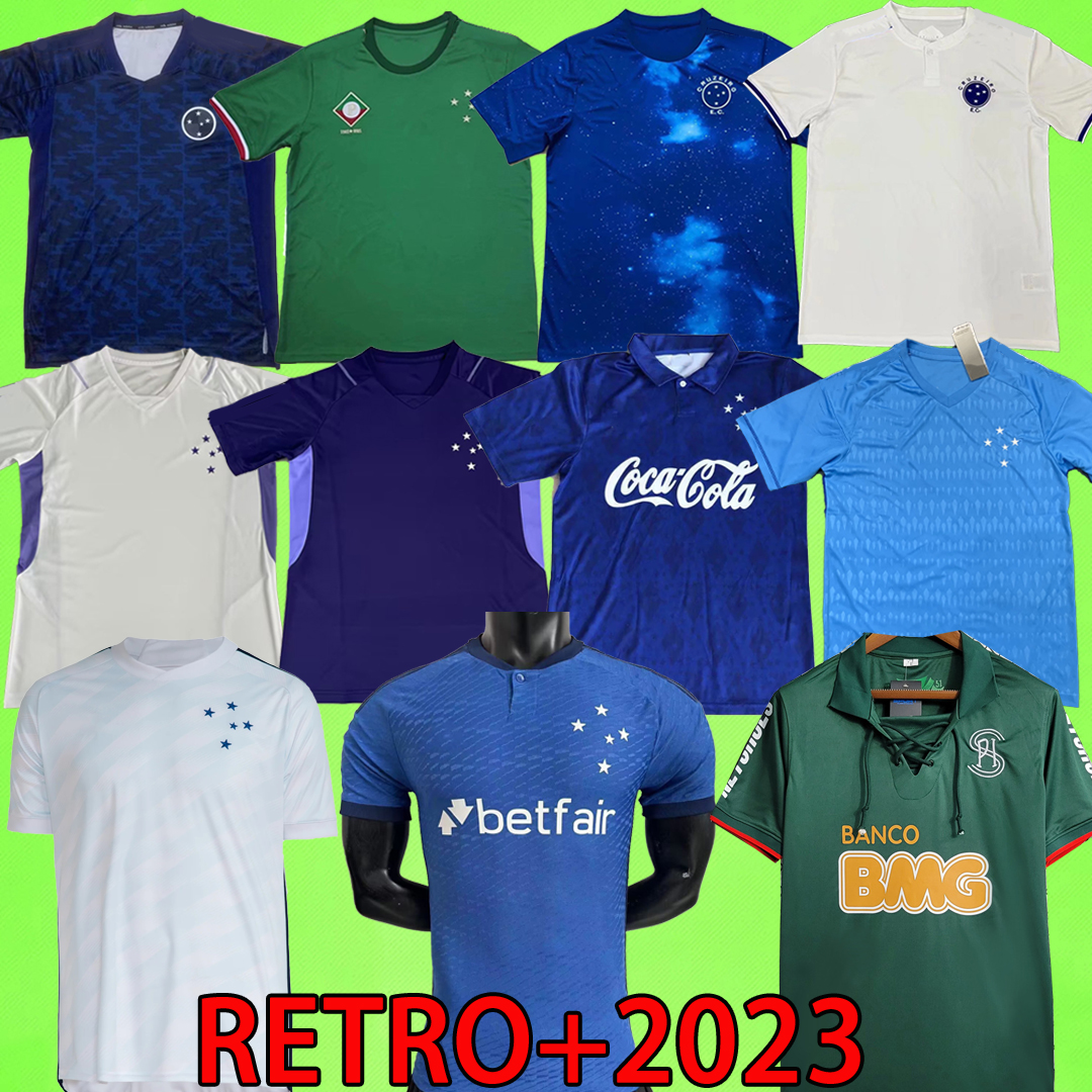 

2023 2024 Cruzeiro Soccer Jerseys retro 1993 1994 2011 ROMULO GIOVANNI Mens Football Shirts T home away ADRIANO MACHADO 23 24 Player version Training uniforms 93 94, 23/24 away