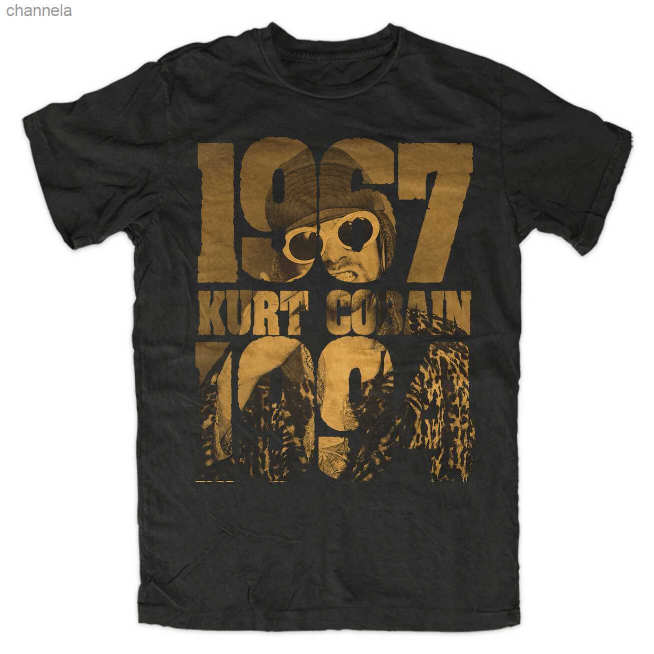 T-shirts pour hommes T-shirt premium à vie de Kurt Cobain, musique rock grunge rétro.T-shirt d'été à manches courtes et col rond pour homme, en c