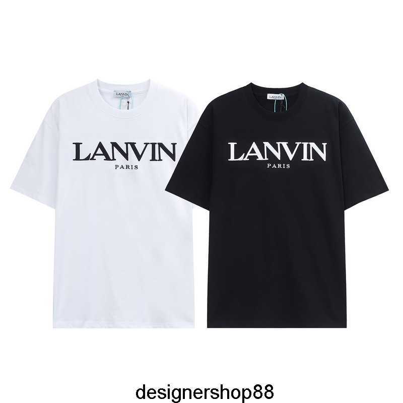

Lavins Men' T-shirts New Short Sleeve Embroidered Letter Casual T-shirt for Men and Women' Leisure Sports Fashion, Black