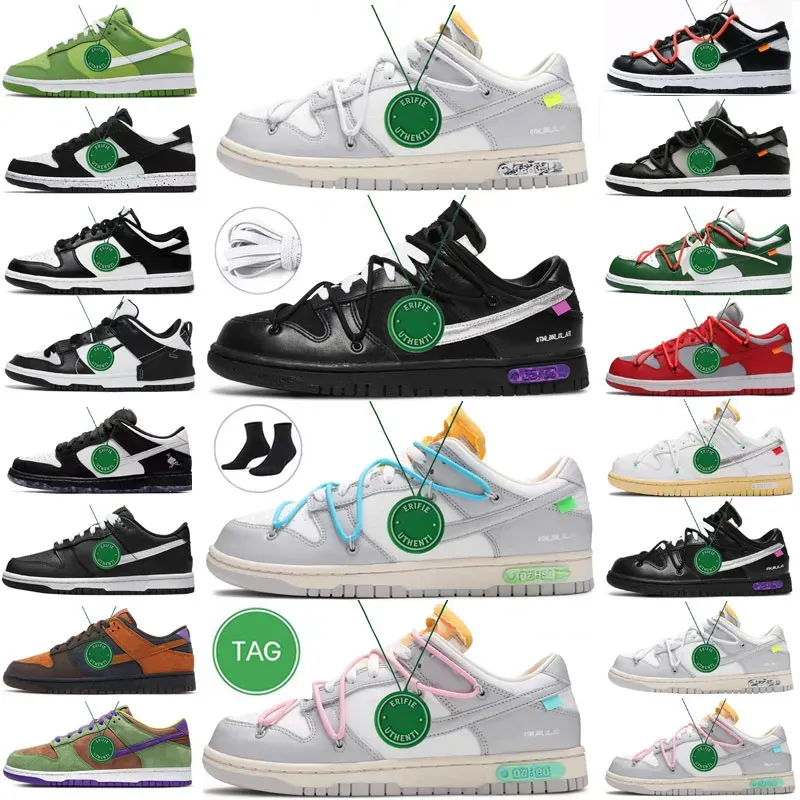 

Bicycle Shoes Designer Sb Ow Mens Women Skate Running Shoes Off Chunky Grey Midas Atlas Lost Unc Coast Chicago Black White Laser Dunks Sneak, Color # 5