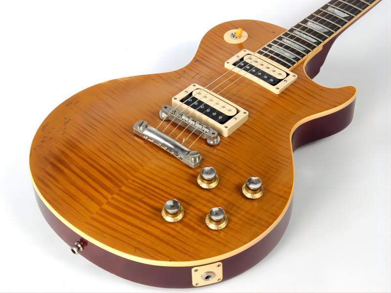 

best factory New Arrival LP Standard Electric Guitar Natral Wood Flame Maple Top Humbucker Pickups Imported Hardware High Quality258369