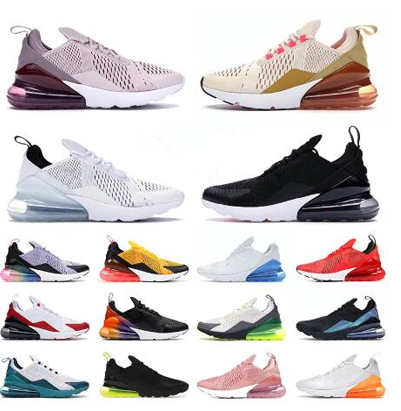 

270 Men Women Running Shoes Sports Sneakers Air Airmaxs Max 270s nikes Guava Ice Black White Habanero Red Betrue Barely Rose Trainers, 10