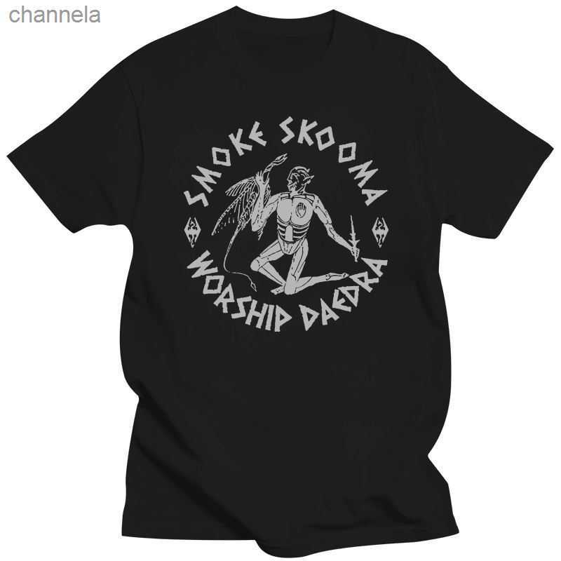 Men's T-Shirts New Smoke Skooma Worship Daedra T Shirt The Elder Scrolls Game Size S 5Xl-image-867545380