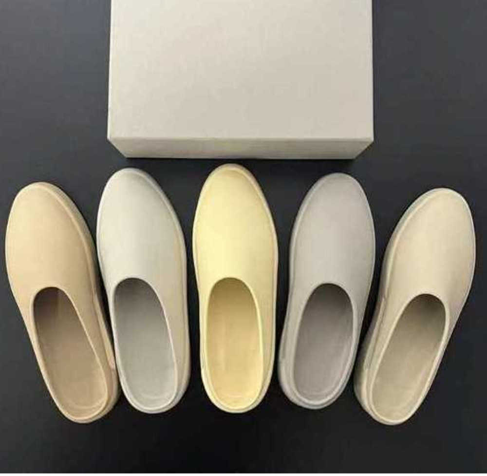 

Sandals Fears of God The California Slip-On Original Slippers Luxurys Designers FOG Sliders Women Almond Oat Cream Concrete Cement dfgdAT ashion trend