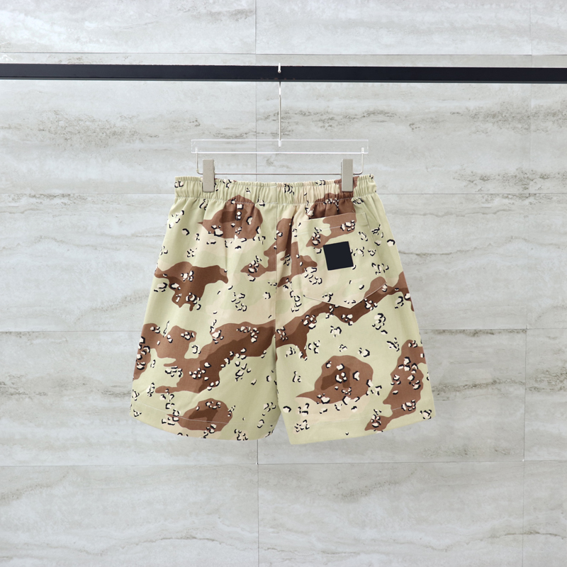 

23ss Summer Men Cotton Beach Shorts Fashion Europe Camo Middle Pants Running Jogging Bottoms Trunks, 997 camo