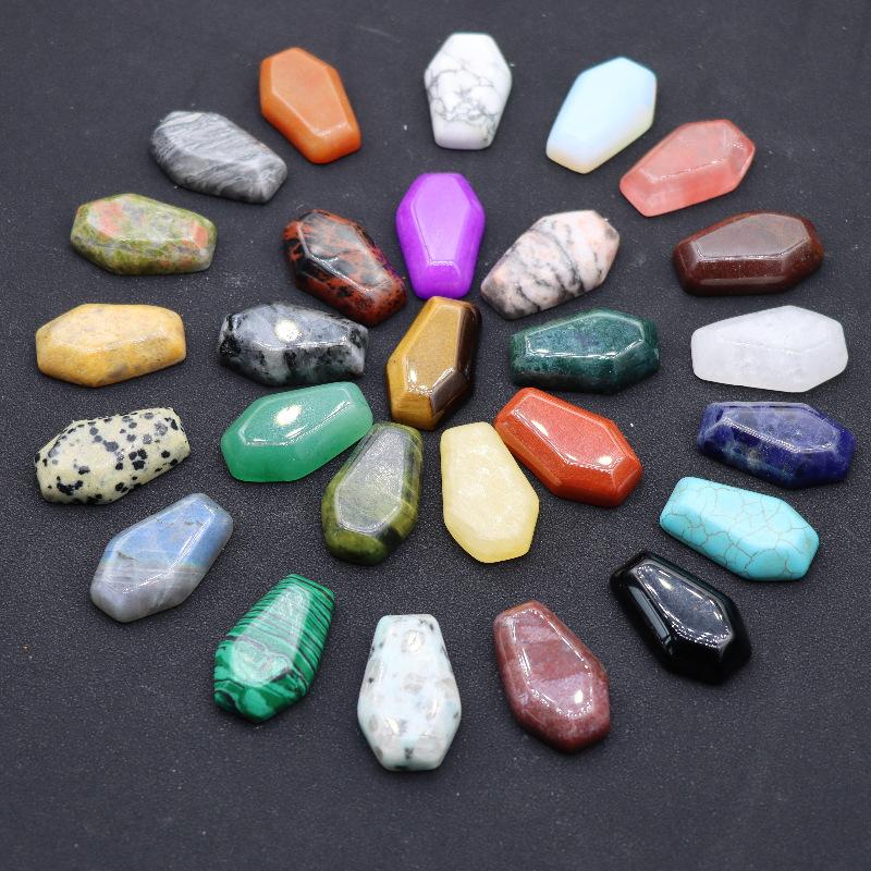 

Crystal 20pc Mini Coffin Statue Natural Quartz Agate Crystal Healing Reiki Stones Carved Ornament Lucky Home Decorations Jewelry