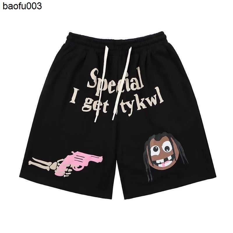 

Men's T-Shirts Summer shorts Gun Element Print Women Men Knee pants Harajuku Female Baggy high waist Five point pants Cartoon y2k men shorts J230522