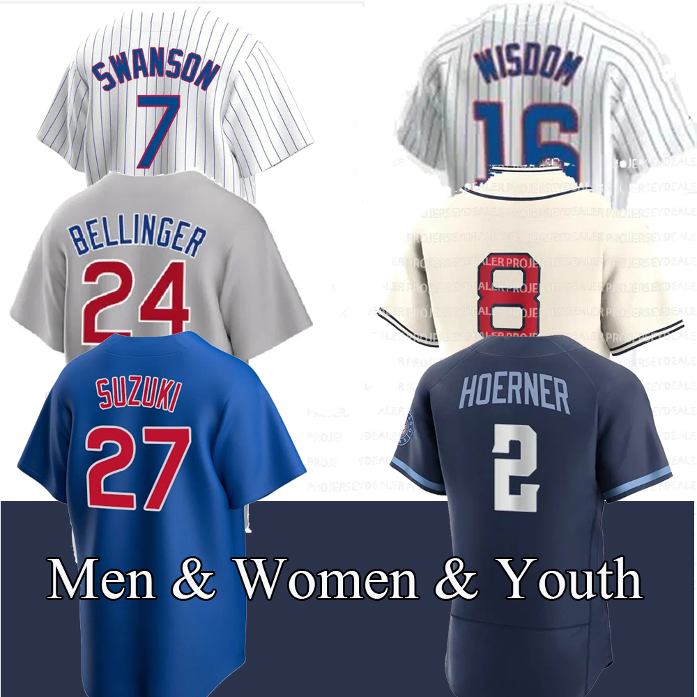 

7 Dansby Swanson Cubs Jersey Cody Bellinger Trey Mancini Patrick Wisdom Ian Happ Frank Schwindel Rafael Ortega Morel Seiya Suzuki Chicago Nico Hoerner, 2022 field of dreams youth s-xl