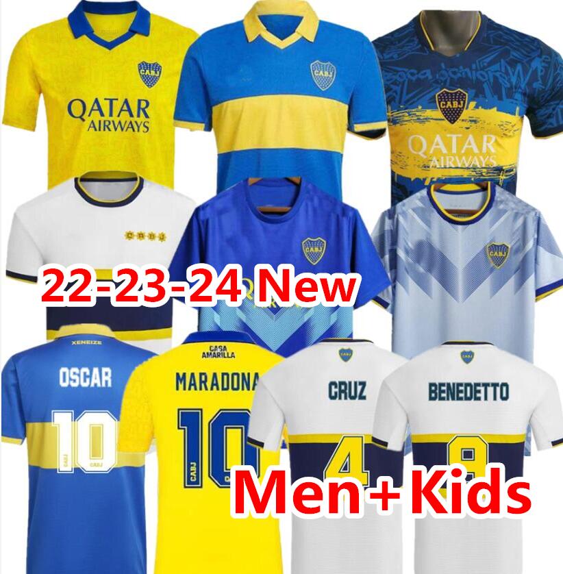 

2023 2024 Boca Juniors soccer Jerseys BENEDETTO VILLA SALVIO Salvio camisa de futebol 22 23 24 football shirt TEVEZ CARLITOS MARCOS ROJO VAZQUEZ Men kids, 23 24 3rd aldult not kids