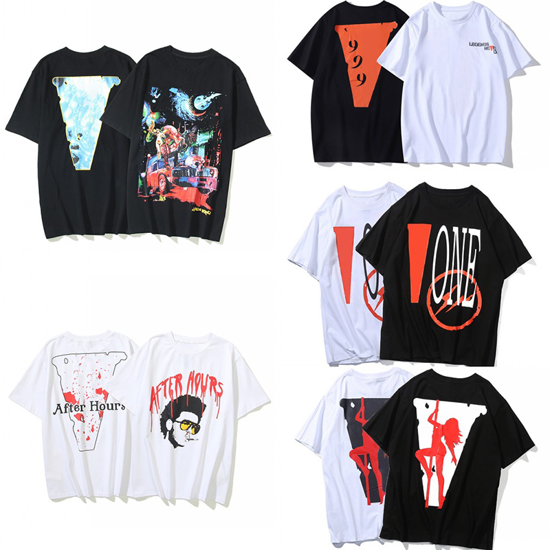 

Fashion t shirt men women t-shirt mens designer high quality black white short sleeve 19ss tees size s, #02