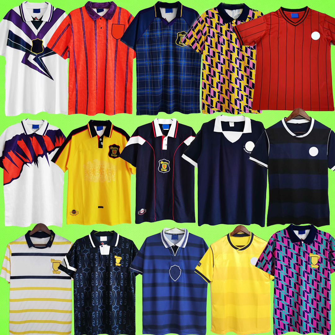 

Scotland Retro soccer jerseys 1978 1982 1986 1988 1989 1990 1991 1992 1993 1994 1996 1998 2000 football shirt T 78 82 86 88 89 90 91 92 93 94 96 98 00 vintage Training uniform
