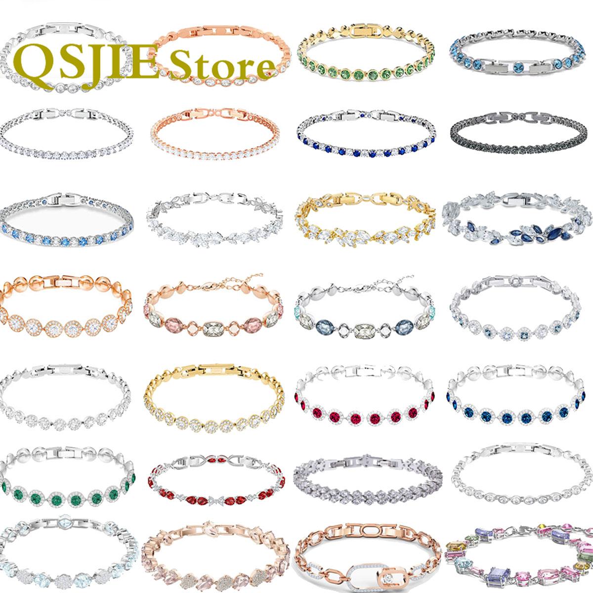 

Bangle Swa Bracelet Original Charms Fine Jewelry Bracelets Angel Austrian Crystal Romantic For Women Free Shipping