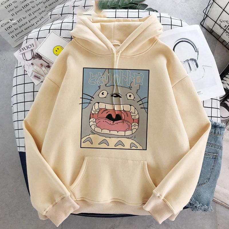

Men' Hoodies Totoro Men Fashion Tracksuit Sprited Away Print Anime Women Sweatshirt Hoodie Kids Hip Hop Boy Clothing Girl Autumn Coat, Beige9